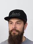 Бейсболка HOOD арт. 100-MWL002-HD001-BKA Hood V (черный)